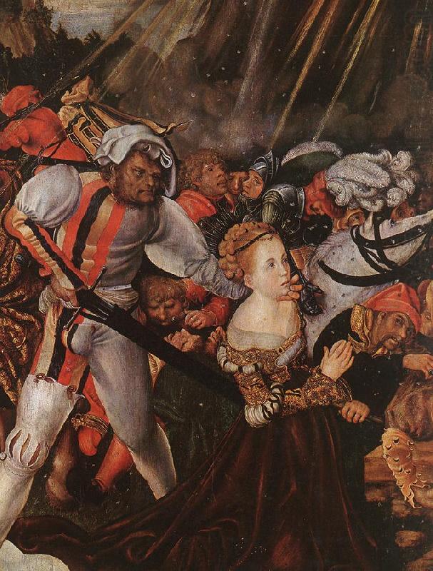 CRANACH, Lucas the Elder The Martyrdom of St Catherine (detail) sdf china oil painting image